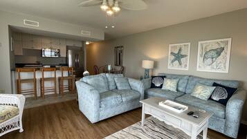 Condo, 1 Bedroom | Living area | TV, DVD player