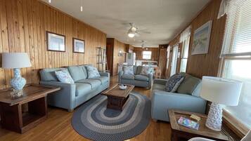 Cottage, 4 Bedrooms | Living area | TV, DVD player