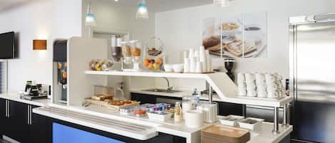 Daily buffet breakfast (EUR 8.50 per person)