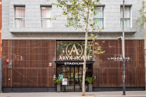 Majoituspaikan julkisivu