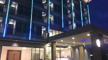 Front of property - evening/night