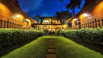 Front of property - evening/night