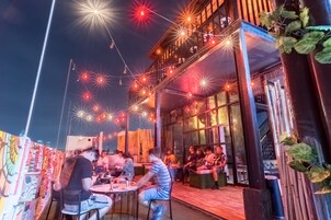 Bar på takterrassen