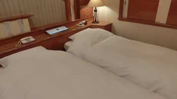 Soundproofing, free WiFi, bed sheets