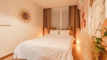 Casa família (25py Largo or Adagio) | Roupas de cama premium, escrivaninha, cortinas blackout