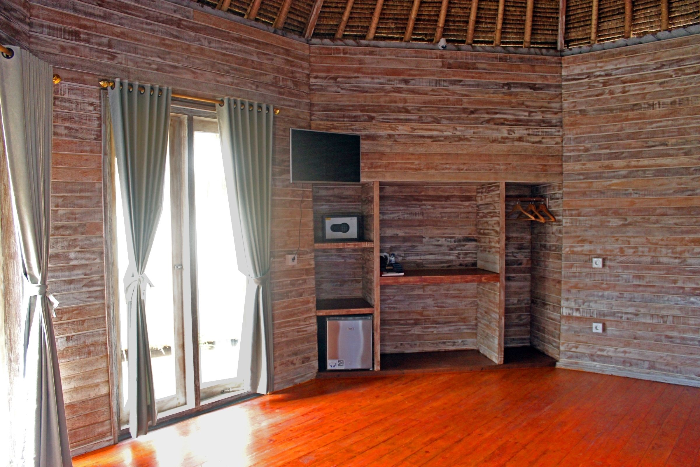 family bungalow, 2 bedrooms, connecting rooms, pool view | 1 bedroom, in-room safe, desk, blackout curtains