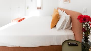 Studio | Sengetøy av topp kvalitet, memory foam-senger, minibar og safe på rommet