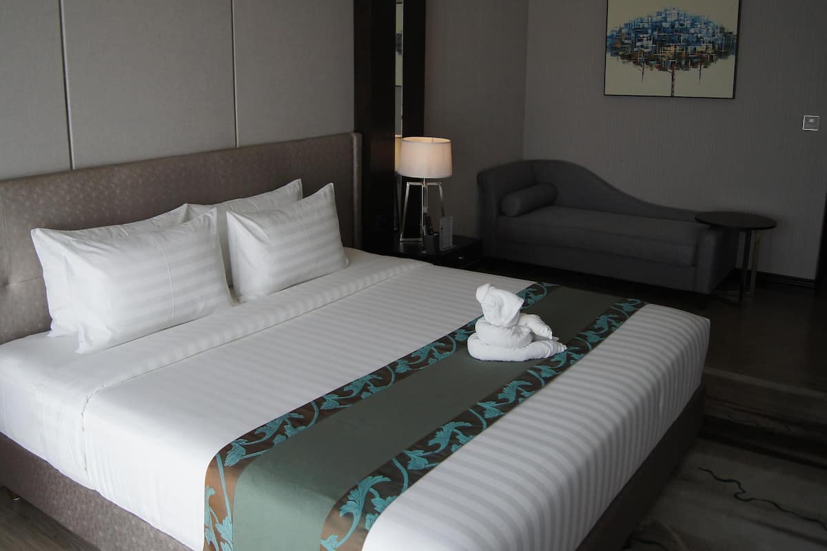 Minibar, in-room safe, desk, laptop workspace