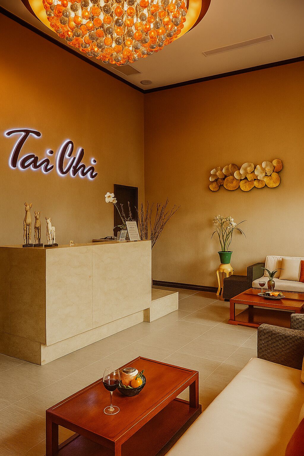 Couples treatment rooms, sauna, hot tub, aromatherapy