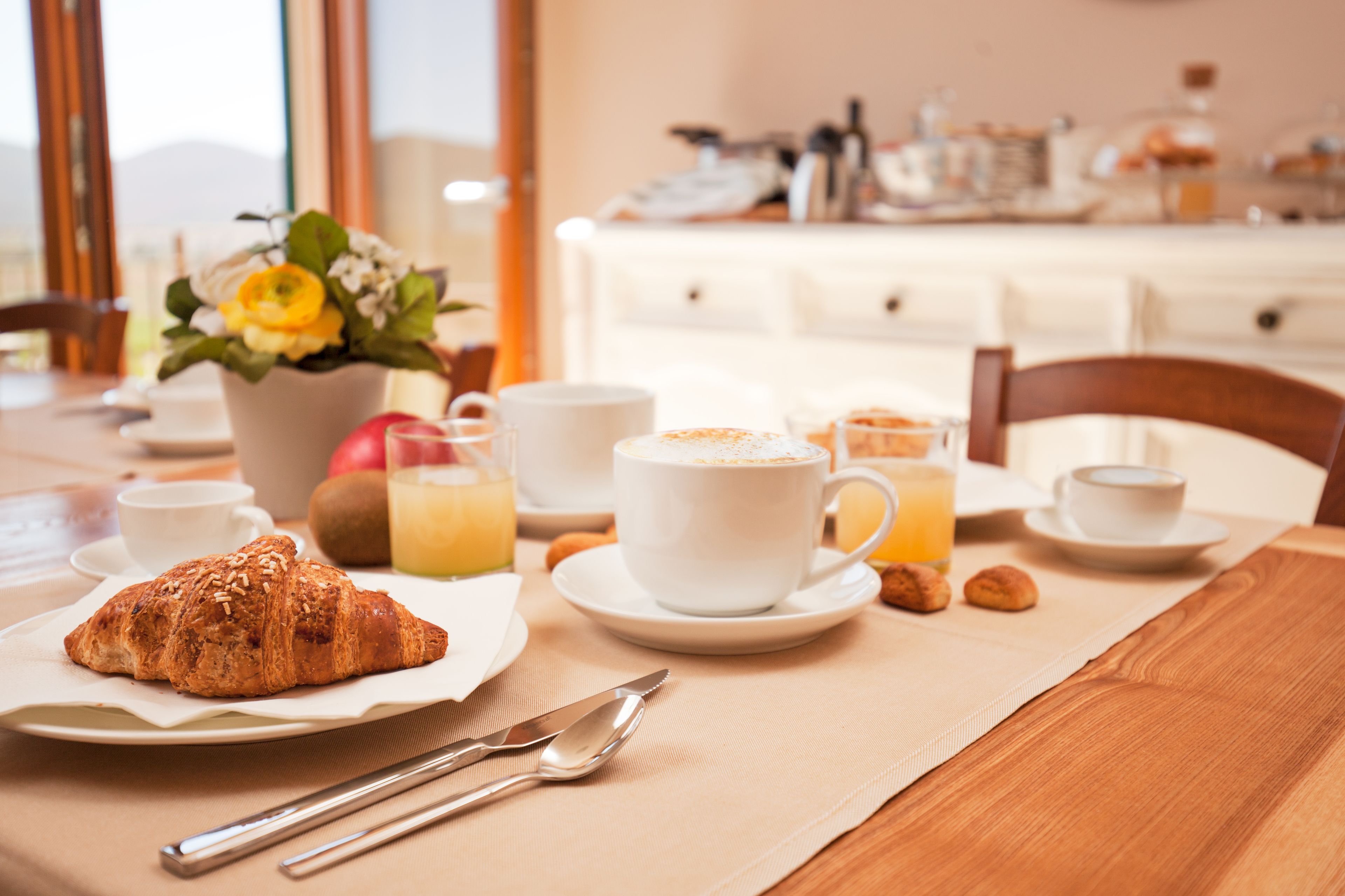 Petit déjeuner buffet compris