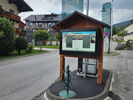 Mostrador para check-in y check-out