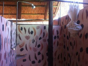 Bathroom shower - Bananyana Backpackers (Kasane)
