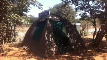 Basic Tent, Shared Bathroom (No Beds provided. Stretchers only) | Free WiFi