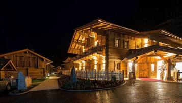 Front of property – evening/night