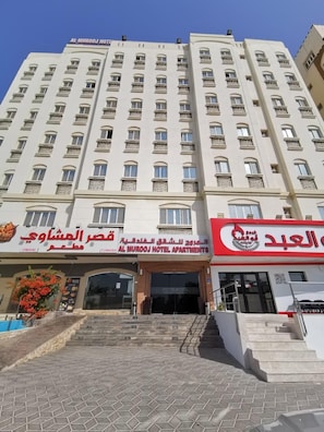 Majoituspaikan sisäänkäynti