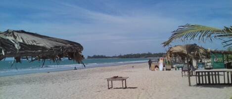 Beach nearby, white sand