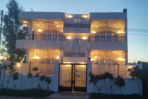 Front of property – evening/night