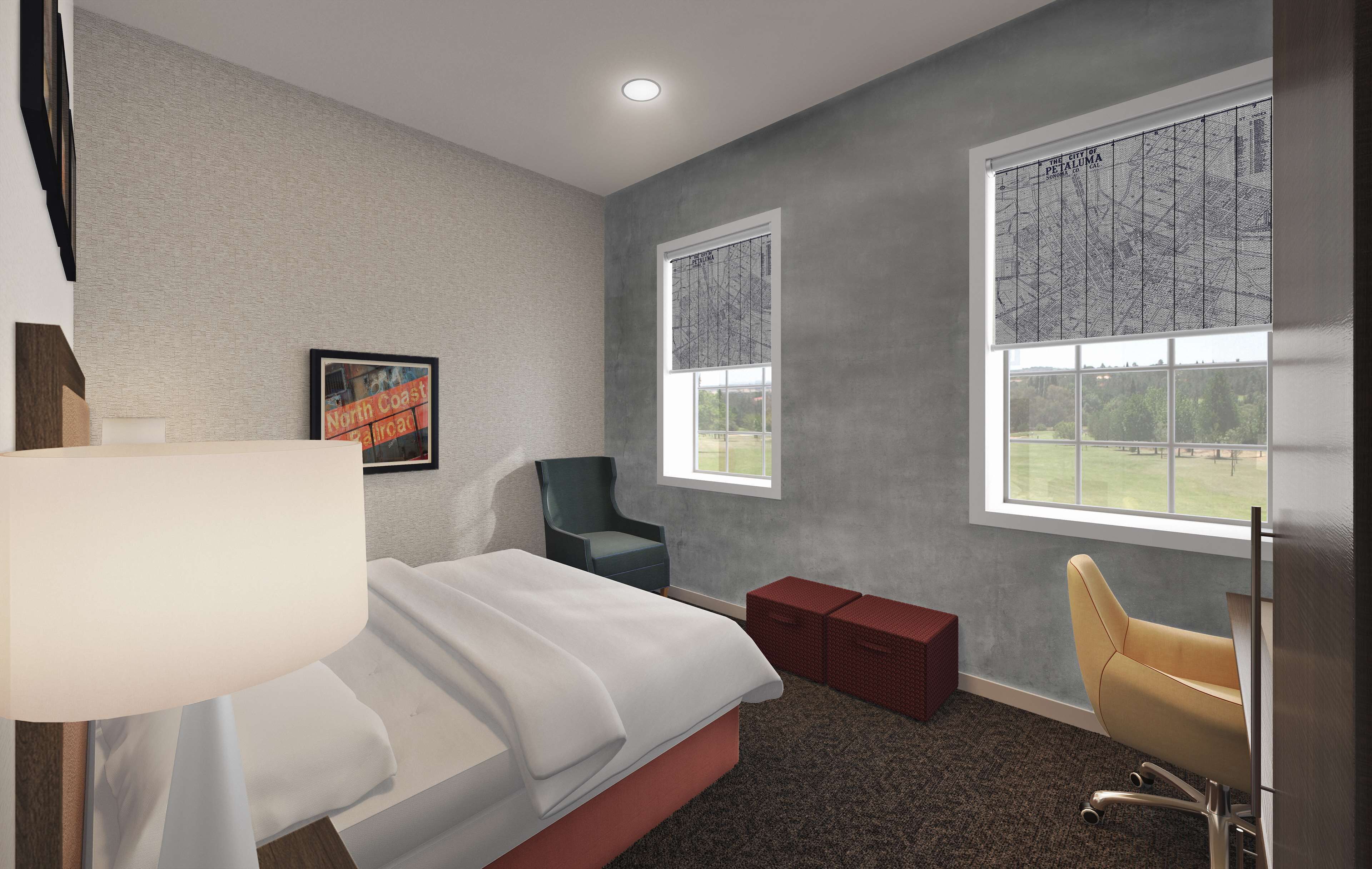 room, 1 king bed, refrigerator | hypo-allergenic bedding, blackout curtains, soundproofing