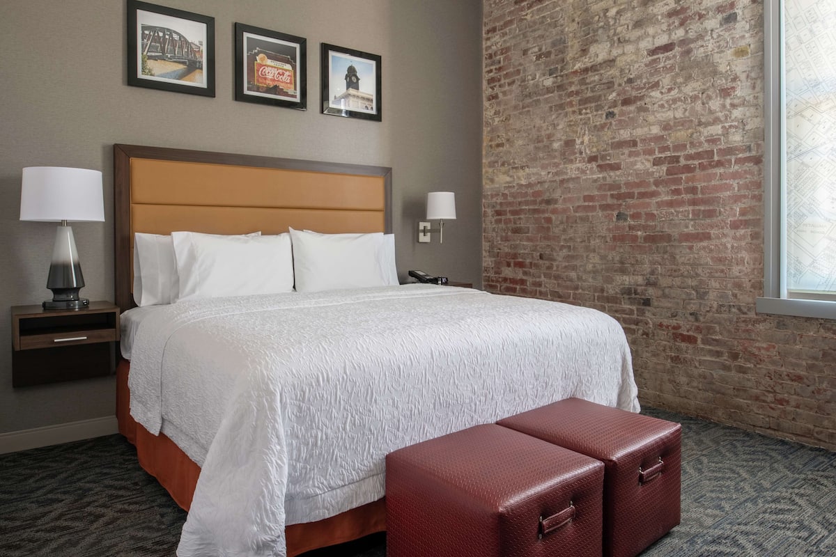 Hypo-allergenic bedding, blackout drapes, soundproofing
