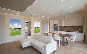 160-cm flat-screen TV with satellite channels, TV