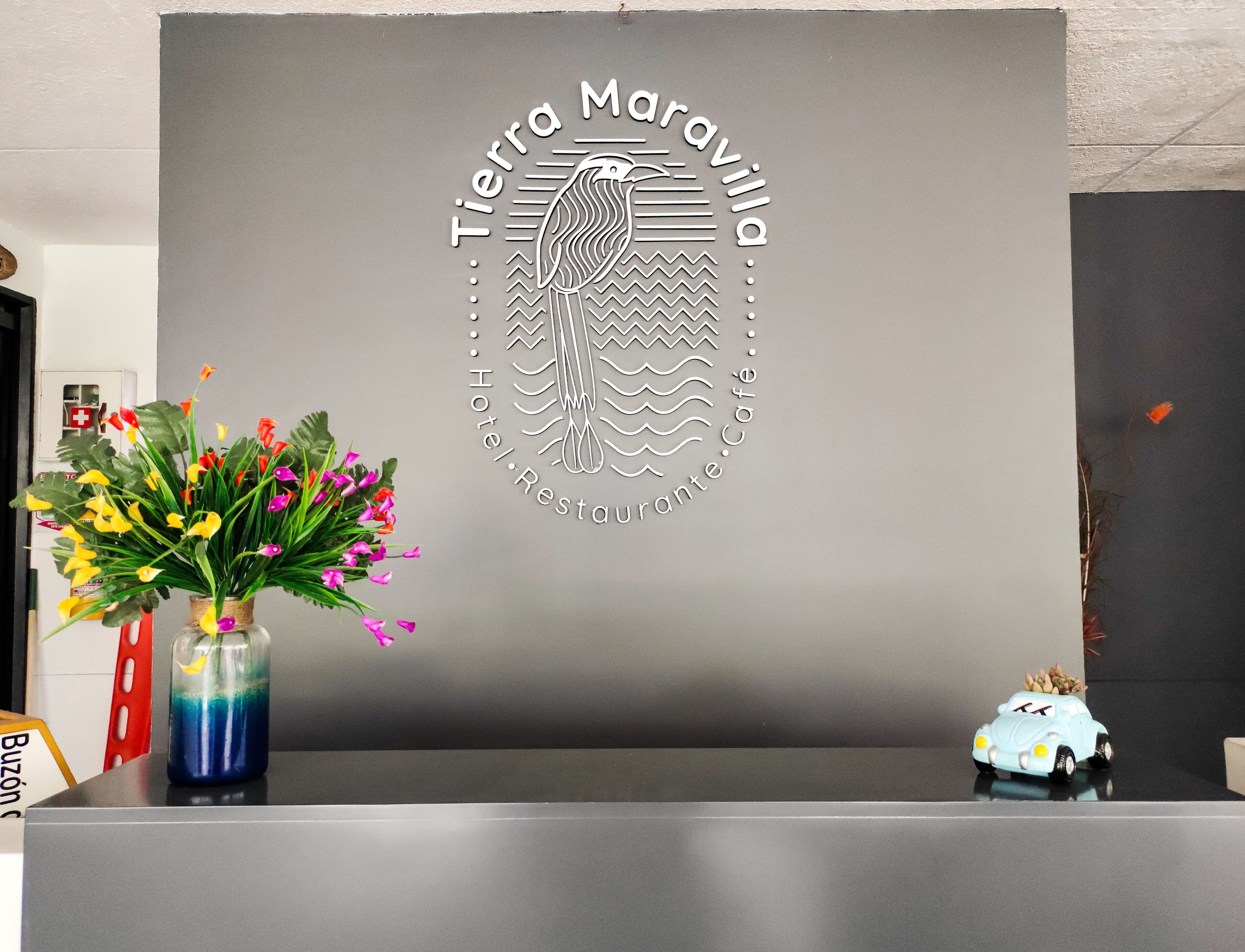 Entrada de la propiedad