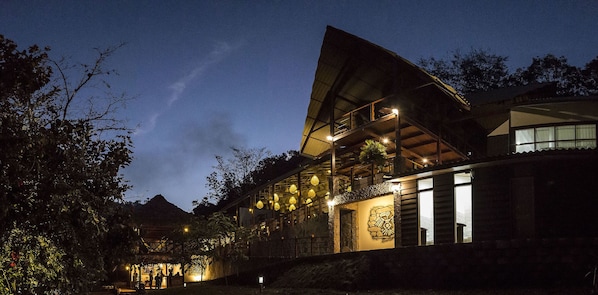 Front of property – evening/night
