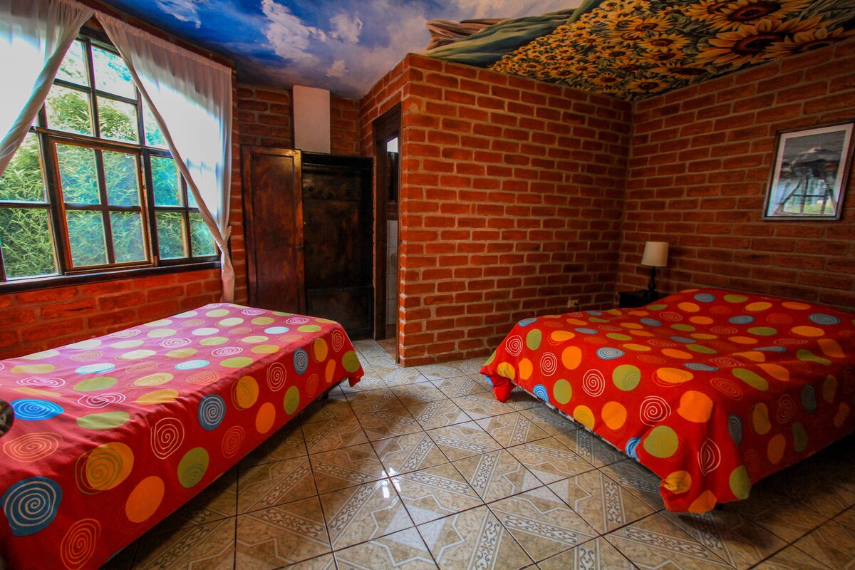 Chambre Classique Double ou avec lits jumeaux, 1 chambre, vue jardin, rez-de-chaussée