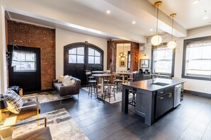 Living area - The Firehouse (Newport)