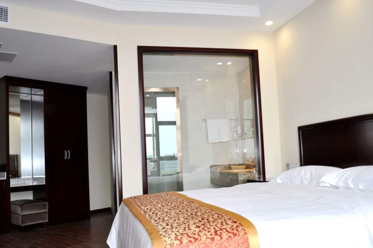 Blackout curtains, iron/ironing board (on request), free WiFi