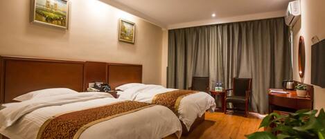 In-room safe, blackout curtains, iron/ironing board, free WiFi