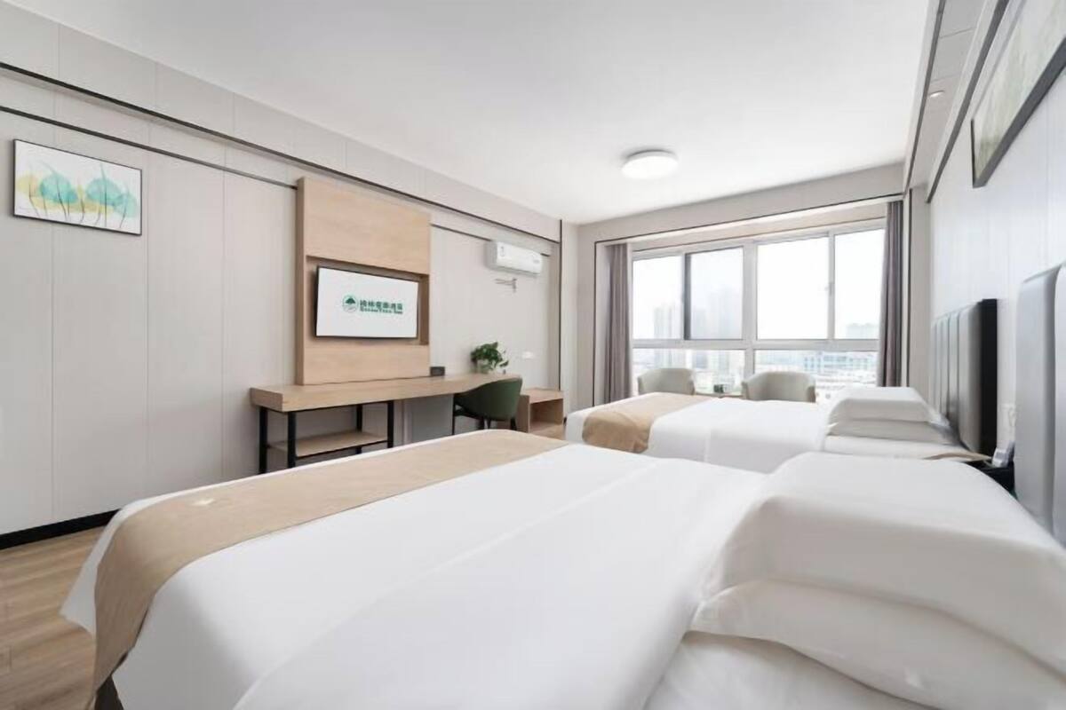 Blackout curtains, iron/ironing board, free WiFi