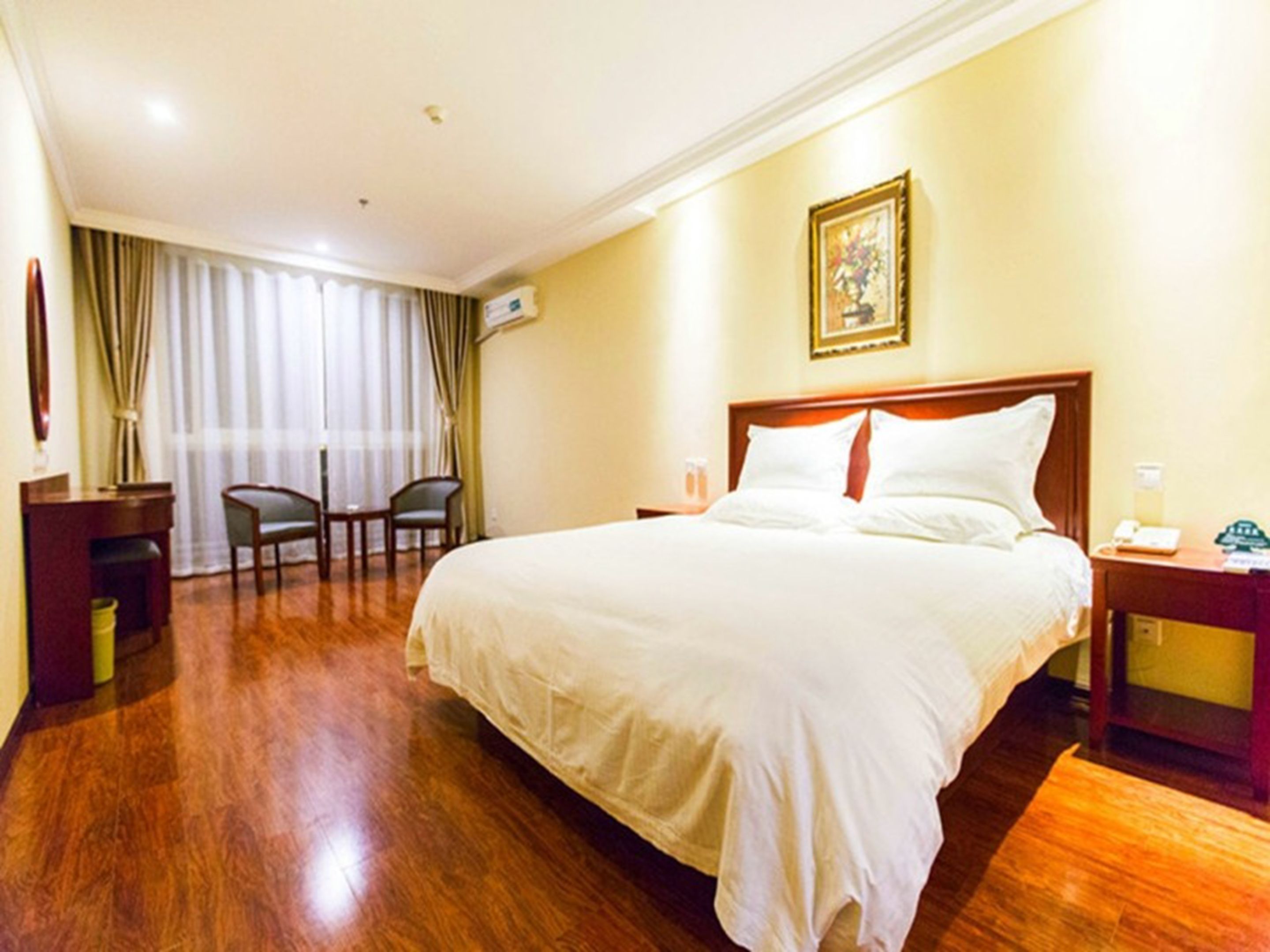 Blackout curtains, iron/ironing board, free WiFi, bed sheets