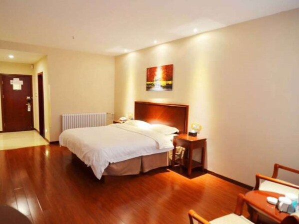 Blackout drapes, iron/ironing board, free WiFi