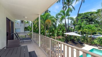 2 Bedroom Apartment Pool View | Balcony view