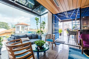 Sala de estar en el lobby