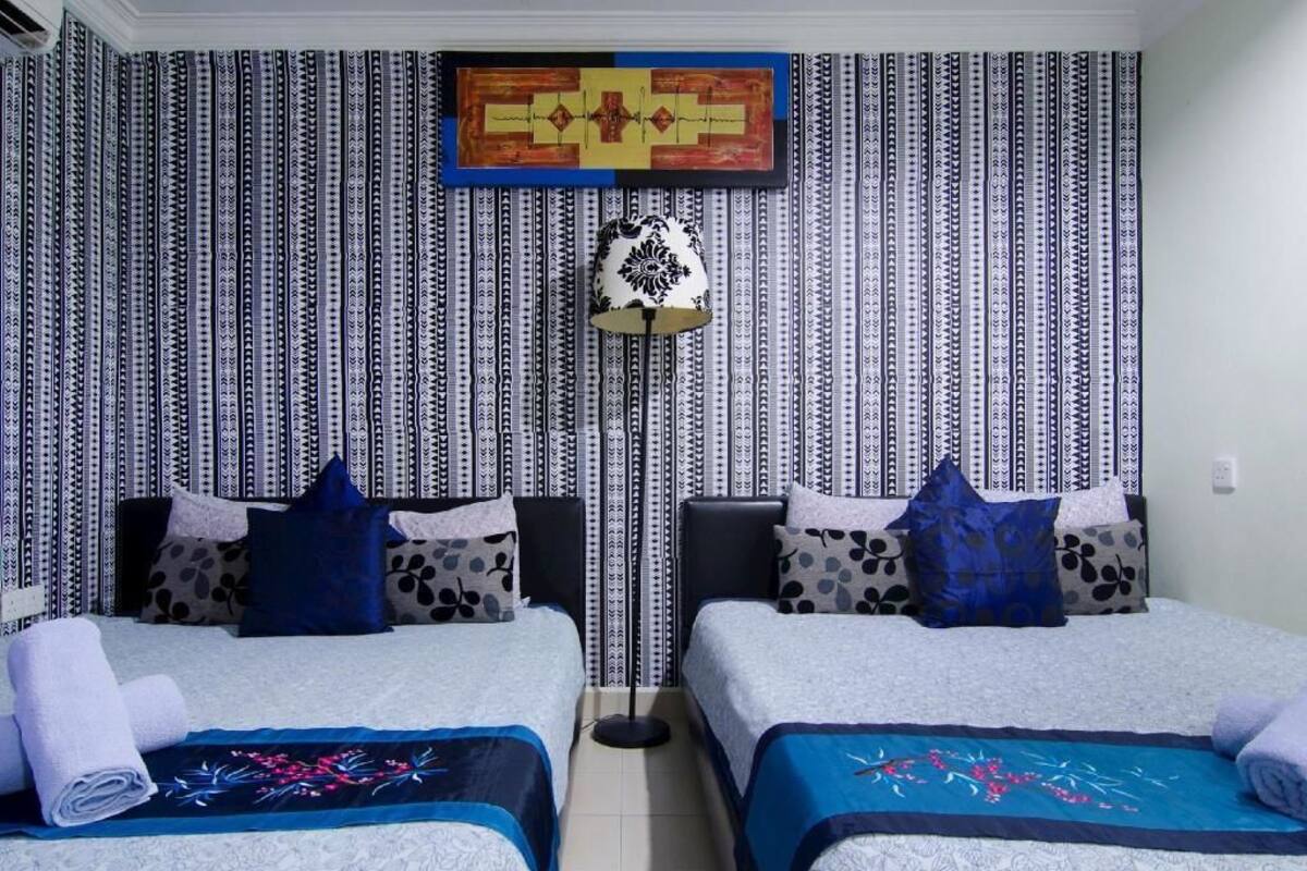 Family Room | Desk, iron/ironing board, rollaway beds, free WiFi