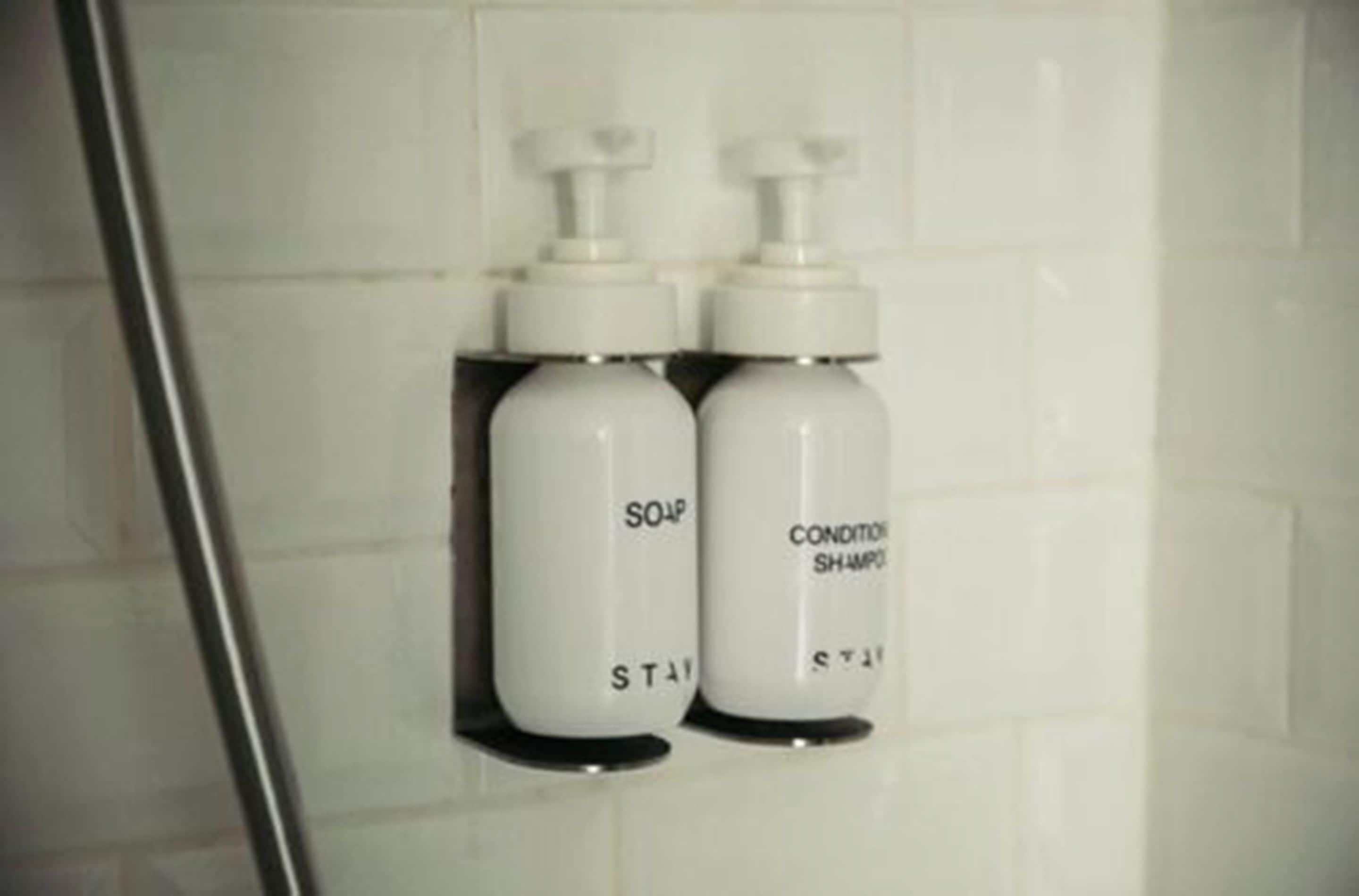 shower, free toiletries, hair dryer, slippers