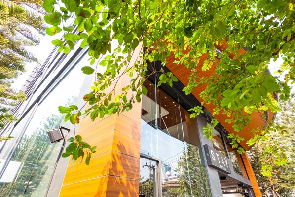 Façade de l’hébergement