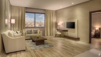Grand Suite, 2 Bedrooms | Minibar, in-room safe, desk, blackout drapes