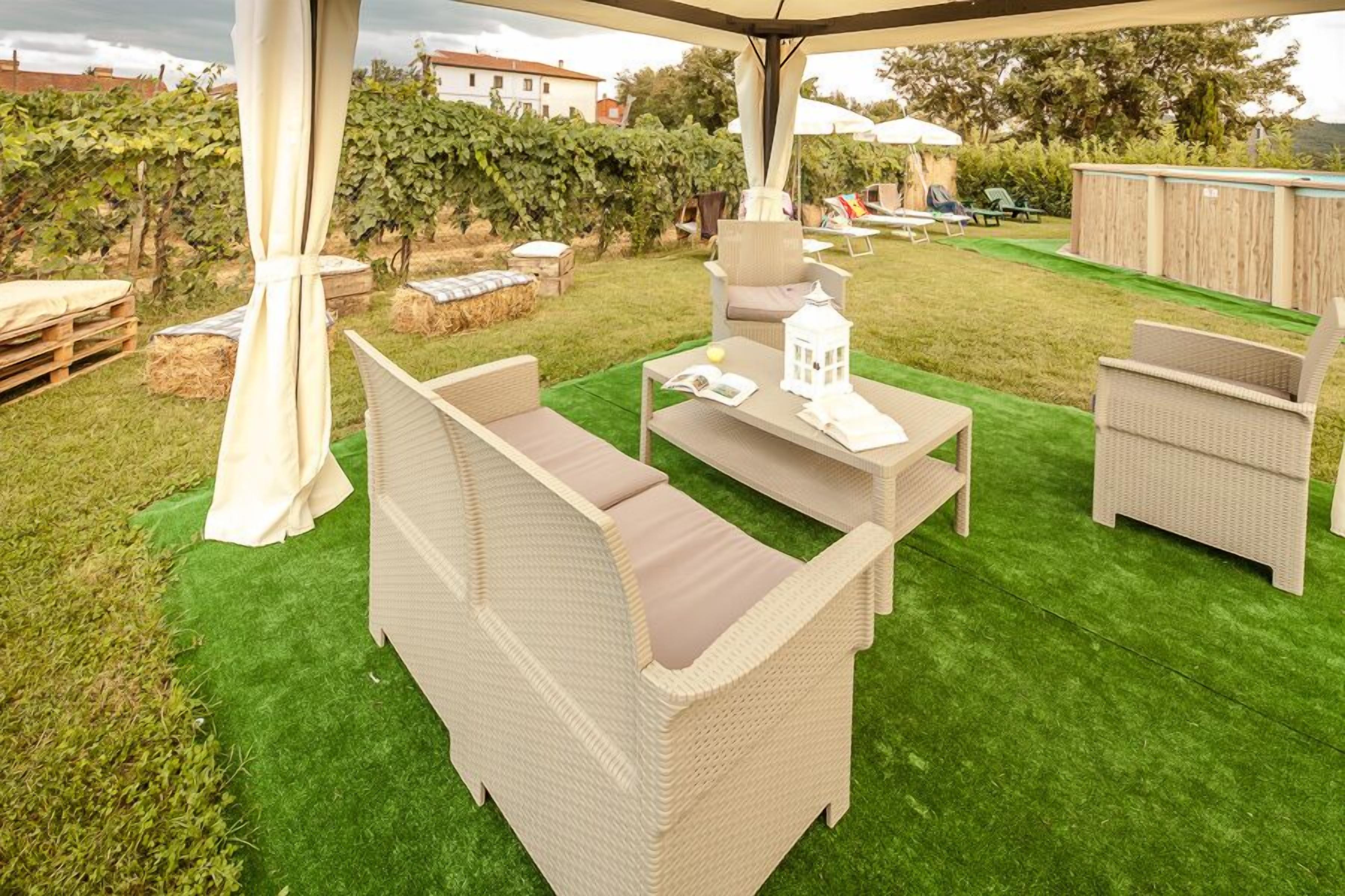 Aussenbereich für Hochzeiten