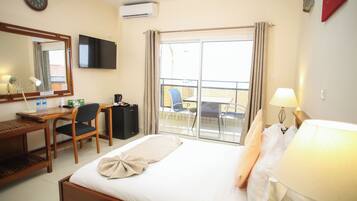 Premium Room | Individually furnished, desk, laptop workspace, blackout curtains