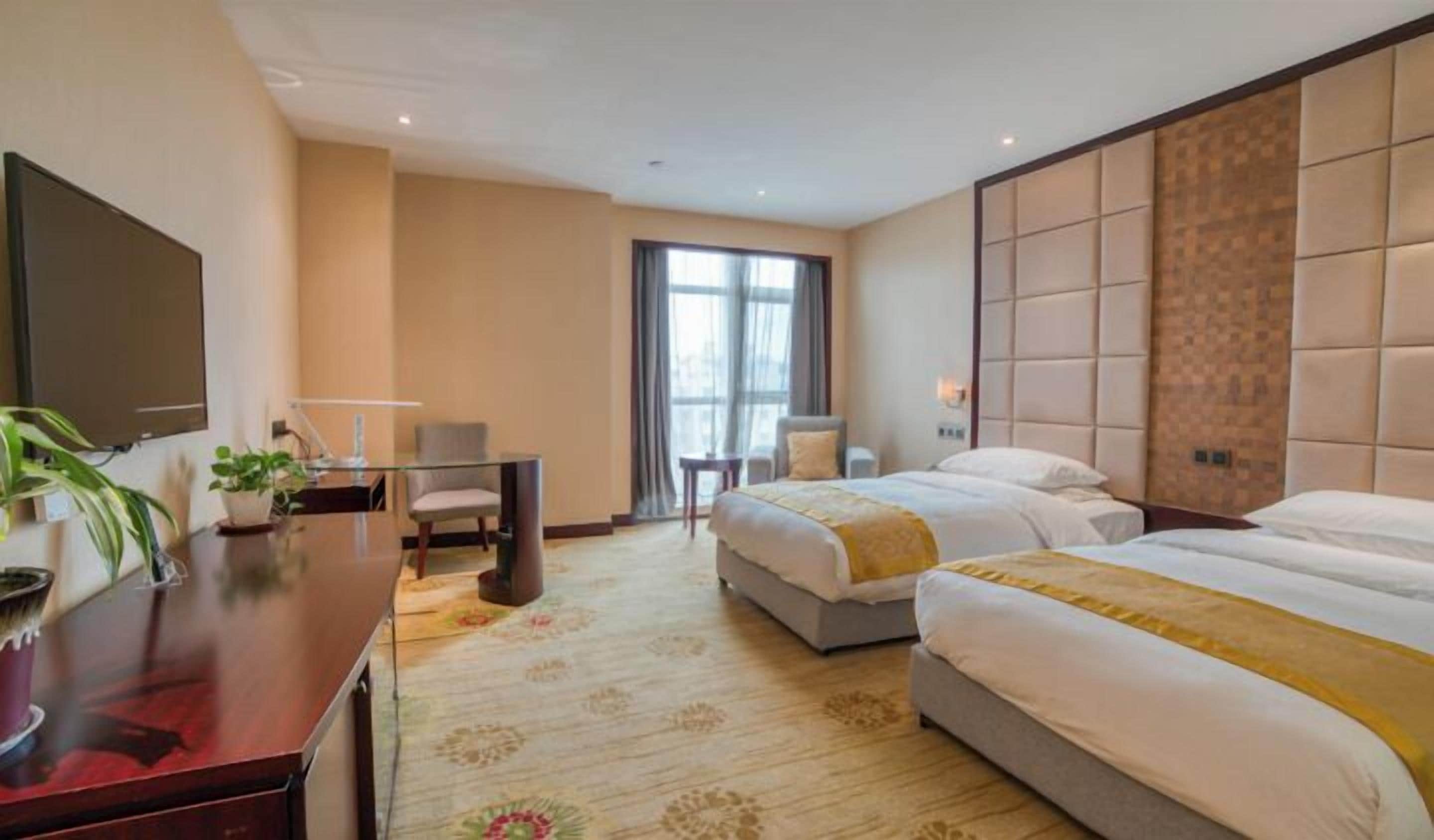 Minibar, in-room safe, desk, blackout curtains