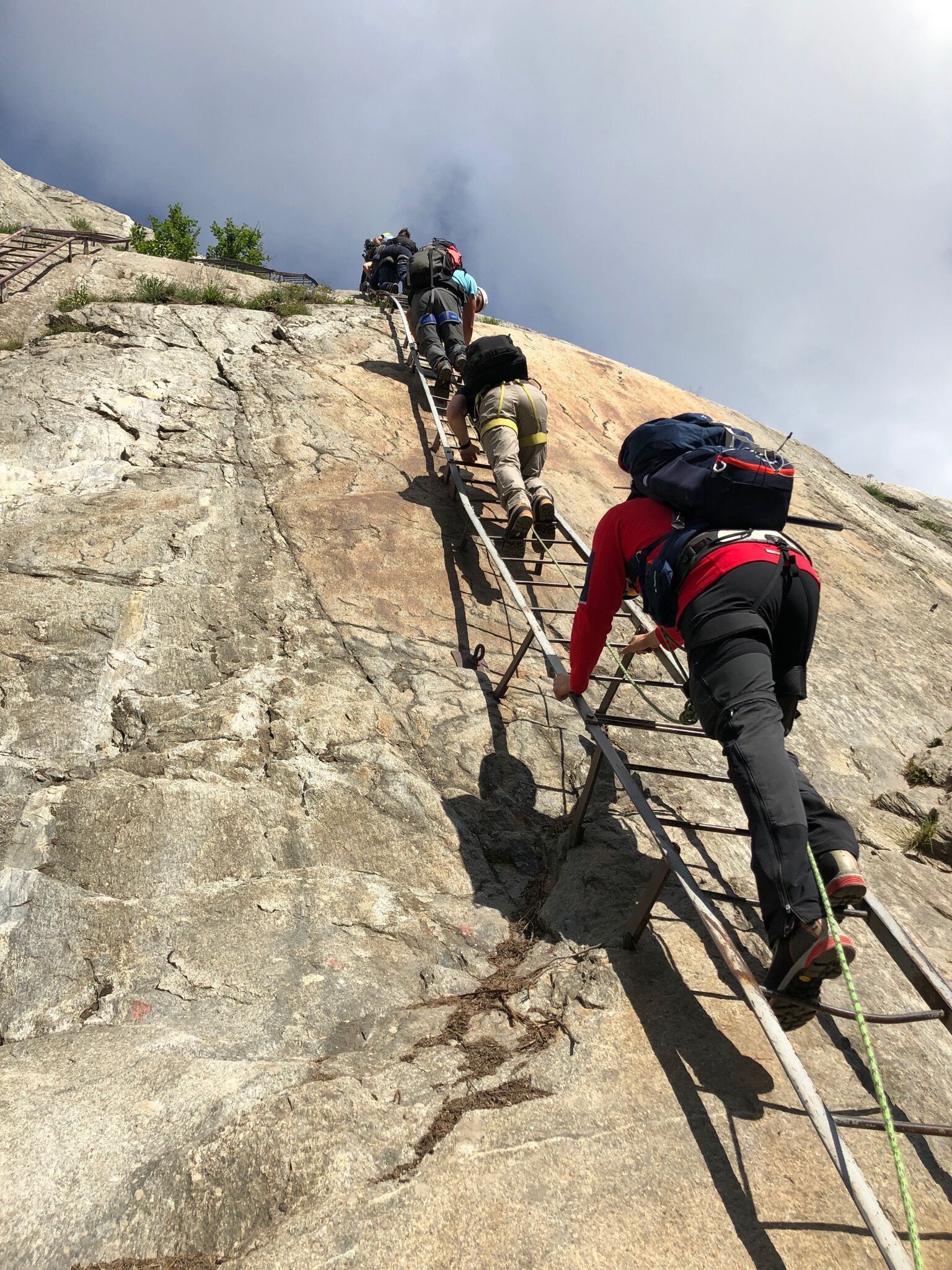 outdoor rock climbing