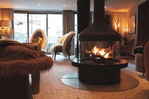 Sittområde i lobbyn