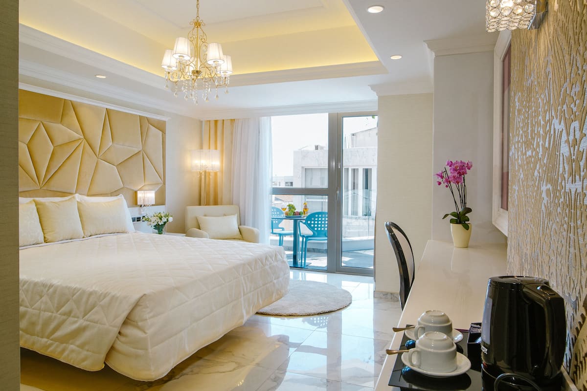 Deluxe-Suite, Balkon, Stadtblick | Ausblick vom Zimmer