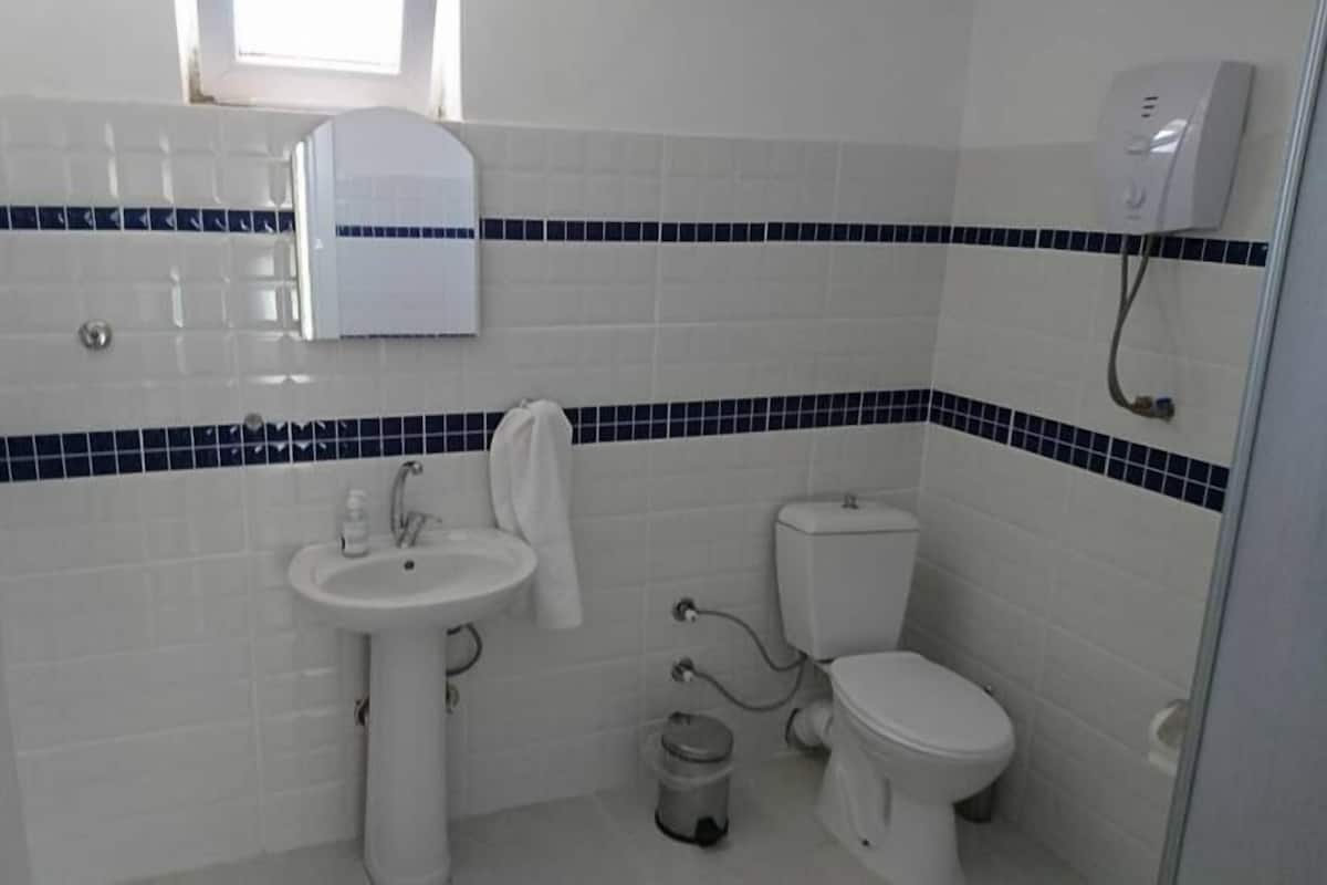 Standard Tek Büyük Yataklı Oda | Banyo | Duş, ücretsiz banyo/kozmetik ürünleri, saç kurutma makinesi, havlu