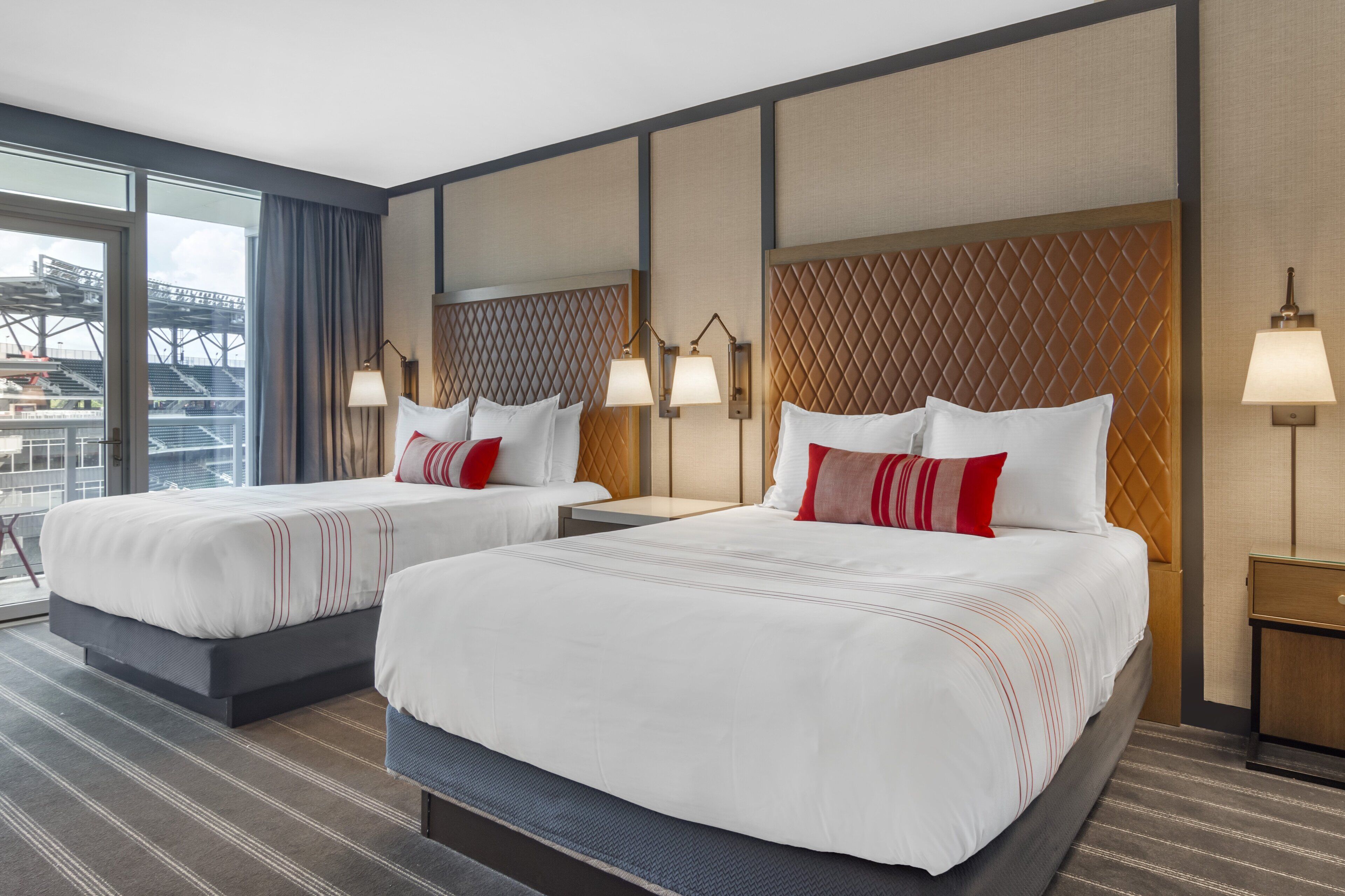 Premier Room, 2 Queen Beds, Balcony | Premium bedding, pillowtop beds, minibar, in-room safe