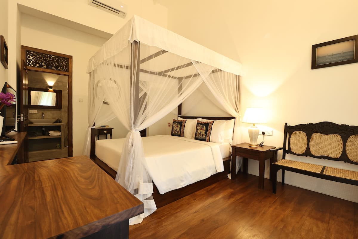 Kamar Double Mewah | 1 kamar tidur, seprai katun Mesir, dan seprai premium