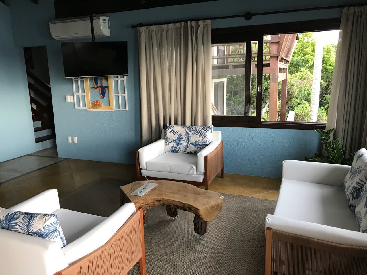 premium chalet, hot tub | living room | 32-inch lcd tv with cable channels, tv, dvd player