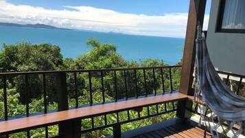 Premium-Chalet, Whirlpool | Balkon